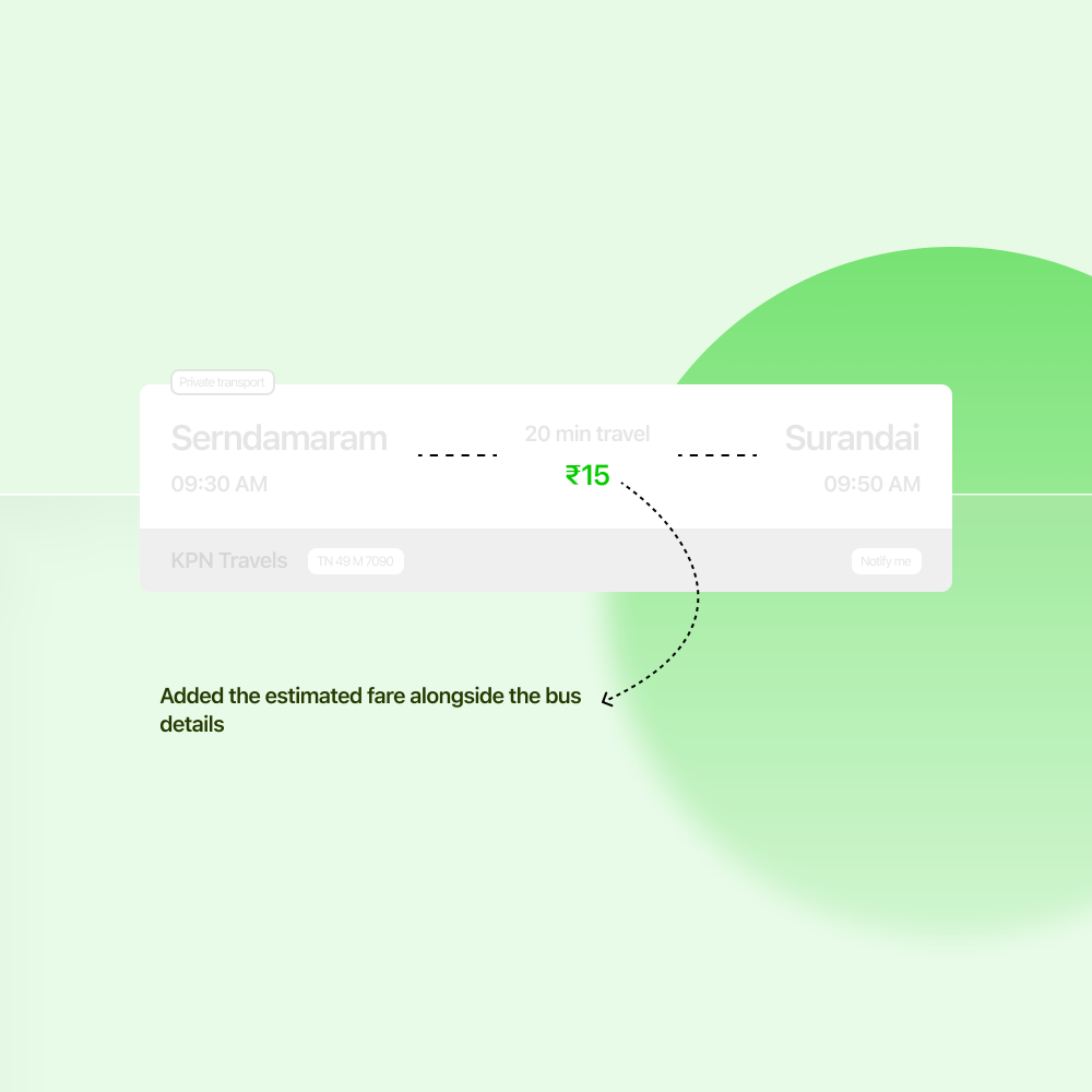Usability Testing 03 — Integrated Fare Information UI